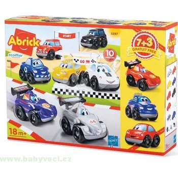 ostatní stavebnice Autíčka abrick fast car , rychlá sada 7+3