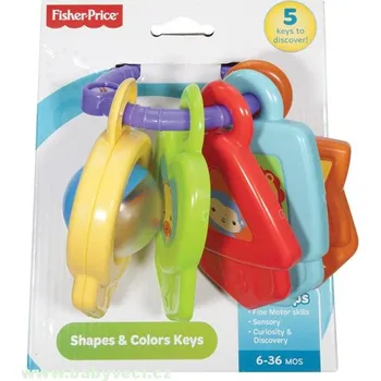 Hračka pro nejmenší Barevné klíče fisher price > varianta klíče
