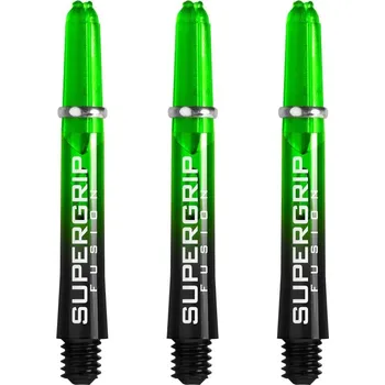 Příslušenství pro šipky Násadky Harrows Supergrip Fusion Green Short