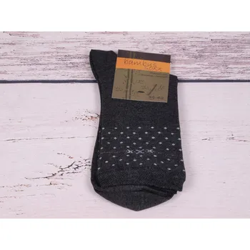 Dámské ponožky CNB BERLIN Ponožky Bambus soxx hebké bambusové DE 34332 tm. šedé velikosti ponožek: 23-25 (EUR vel. 35-38)