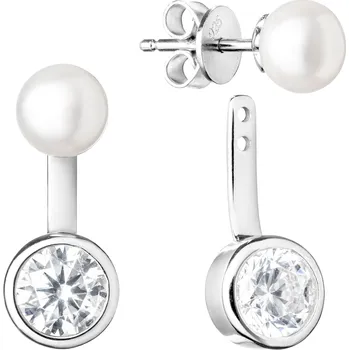 Náušnice GAURA Perlové náušnice – bílé přírodní perly - GA1058