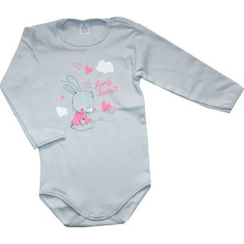 Kojenecký body Dětské body bavlněné šedá 197/F90 vel. 86