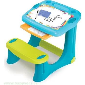 Magnetická kreslící tabulka Lavice na kreslení Magic Desk Smoby > varianta modrá