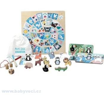 Desková hra Sada 5 her v krabici se zvířátky