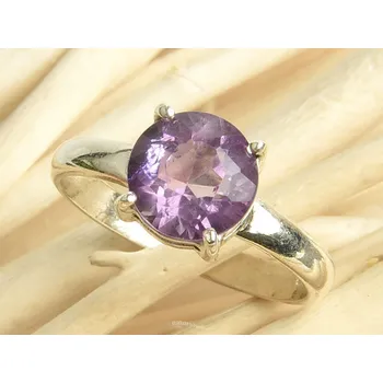 Prsten Ametyst prsten brus kulatý vel.52 Ag 925/1000 2,4g