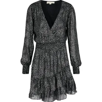 Dámské oblečení Michael Kors Šaty SPACED GALAXY | Barva:černý | Velikost:XS