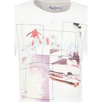 Dámské tričko Pepe Jeans London Tričko Lex Teen | Barva:bílý | Velikost:XXS