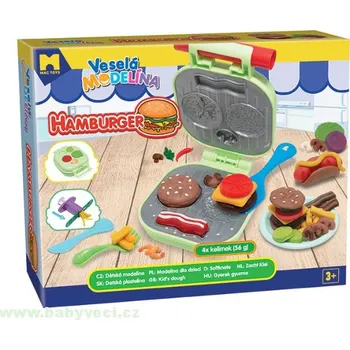 Modelovací hmota Modelína burger sada > varianta burger
