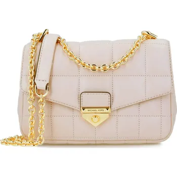 Michael Kors Kůžoná crossbody kabelka SOHO | Barva:béžový | Velikost:OS