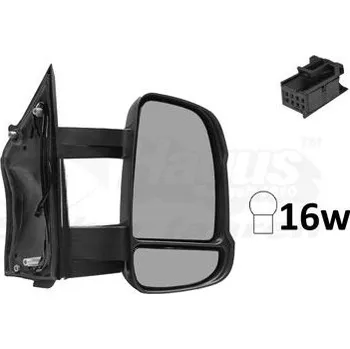 Auto zrcátko Vnější zpětné zrcátko VAN WEZEL 1651818