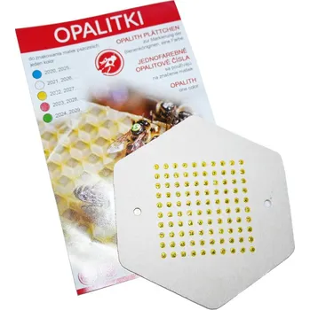 Opalitové značky - 1-100 PL různé barvy