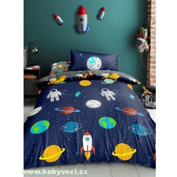 Povlečení Povlečení vesmír planety astronaut > varianta vesmír raketa a astronaut