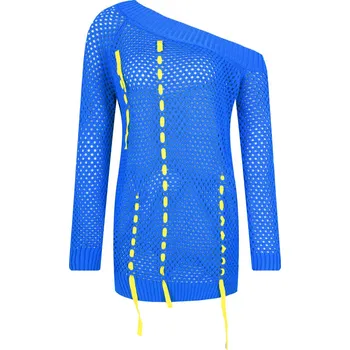 Dámské oblečení Pinko Svetr Barolo | Barva:modrý | Velikost:M