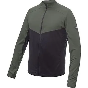 Pánská mikina SENSOR COOLMAX THERMO celozip černá/olive green L