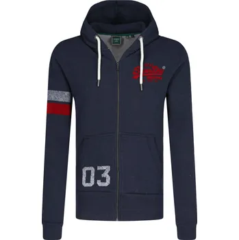 Pánská mikina Superdry Mikina VL VARSITY | Barva:tmavě modrá | Velikost:M