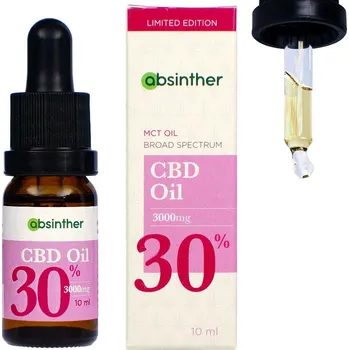 CBD ABSINTHER.cz CBD olej 30% 10ml Počet: 48 ks (657,02 Kč bez DPH/ks)
