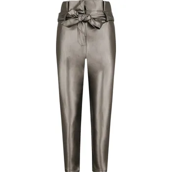 Dámské kalhoty Silvian Heach Kalhoty BULLIPUPE | Barva:stříbrná | Velikost:34