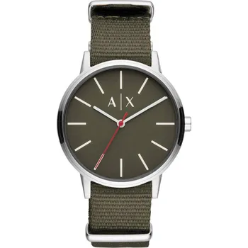 Módní doplněk Armani Exchange Hodinky CAYDE | Barva:zelený | Velikost:OS