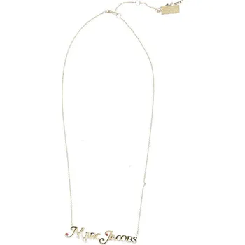 Dámské kalhoty Marc Jacobs Náhradelník THE NAMEPLATE MARC JACOBS X NEW YORK MAGAZINE | Barva:zlatý | Velikost:OS