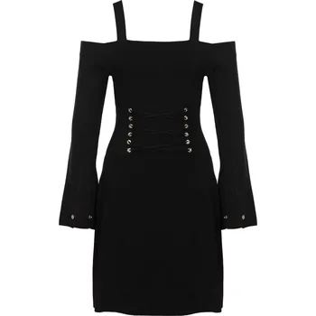 Dámské šaty Marciano Guess Šaty | Barva:černý | Velikost:S