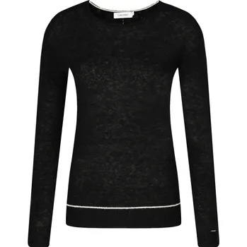 Dámský svetr Calvin Klein Vlněný svetr | Barva:černý | Velikost:M