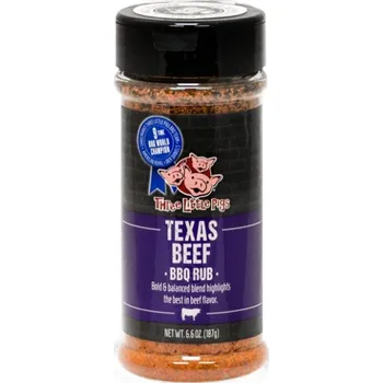 Koření Three Little Pigs BBQ koření Texas Beef BBQ Rub 187g