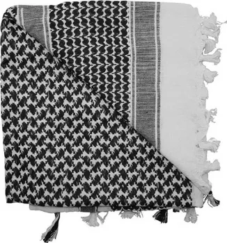 Šátek Rothco Shemagh šátek 105 x 105 cm bílý/černý