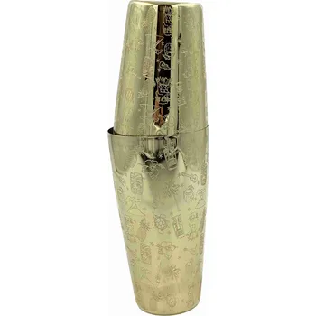 Tiki Shaker Boston SET Tin on Tin Zlatý 840 + 540 ml