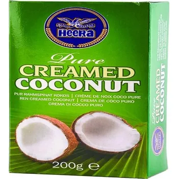 Rostlinný olej Heera Kokosové Máslo (Coconut Creamed) 200G (ZBOZI S PROSLOU TRVANLIVOSTI (12-2023)