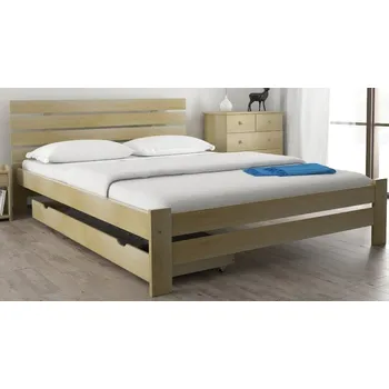 Postel Zvýšená postel Paris 140 x 200 cm borovice