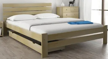 Postel Zvýšená postel Paris 140 x 200 cm borovice