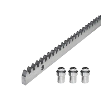 Příslušenství pro plot Hřeben INOX 30 x 10 mm, L = 1000 mm, M4, max. do 1900 kg, 3 x úchyt + šrouby, nerezový