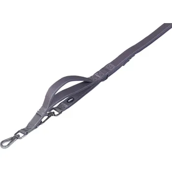 Vodítko pro psa Nobby CLASSIC PRENO ROYAL vodítko neoprén šedá L-XL 200cm