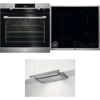Set domácích spotřebičů AEG Mastery SteamBake BCK455350M + AEG Mastery SenseBoil IAE64413XB + AEG DPE5660M