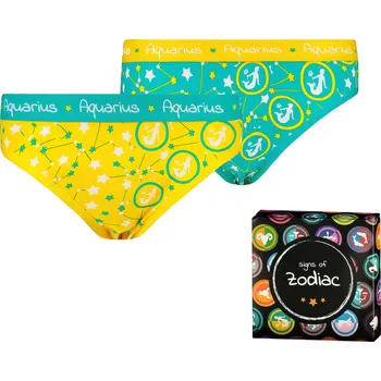 Kalhotky Dámské kalhotky Frogies Zodiac Vodnář 2P Dárkové balení Frogies Other 1762646