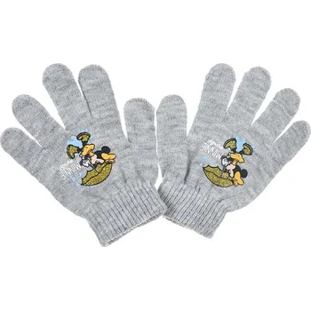 Rukavice Minnie Mouse šedé dívčí rukavice Velikost: ONE SIZE