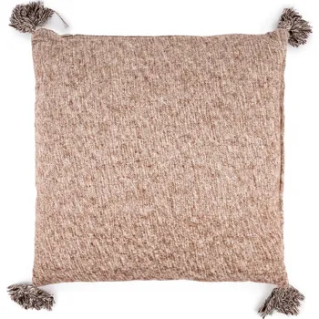 Povlečení Polštářek s třásněmi hnědý, 45 x 45 cm, hnědá