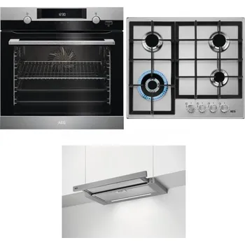 Domácí spotřebič AEG Mastery SteamBake BCK455350M + AEG Mastery StepPower HGB64420SM + AEG DPE5660M