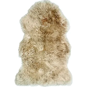 Koberec Šedo-stříbrná kožešina z ovčí kůže New Zealand - 60*7*80 cm