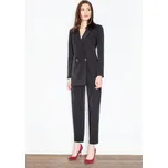 Elegantní společenské kalhoty dámské M438 FIGL Barva: Černá, Velikost: S