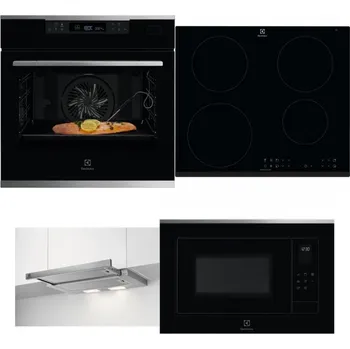 Set domácích spotřebičů ELECTROLUX KOBCS31X + ELECTROLUX LIR60430 + ELECTROLUX LFP326S + ELECTROLUX LMS4253TMX