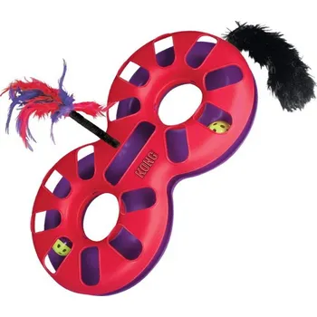 Hračka pro kočku Kong Eight Track hračka pro kočky kolotoč 45x25cm