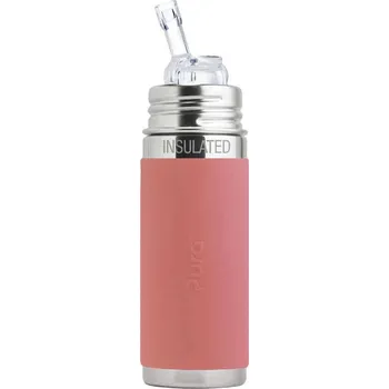 Láhev Pura Termo láhev s brčkem 260 ml Rose