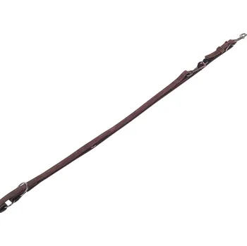 Vodítko pro psa Nobby VELOURS vodítko ze semišové kůže S-M 2 m hnědá