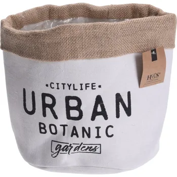 Květináč Textilní květináč Urban botanic 21x21 cm