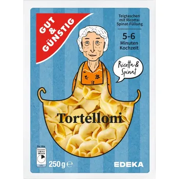 G&G Tortelloni plněné ricotta-čerstvým sýrem a špenátem 250g - originál z Německa