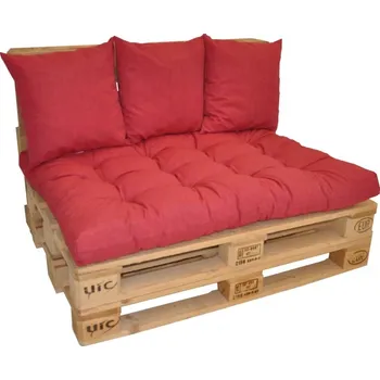 Podsedák Polstry na paletový nábytek sada EASY Vínový melír