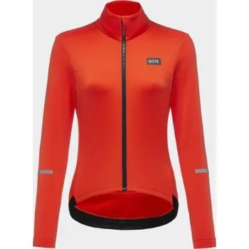 cyklistický dres Dámský cyklistický dres GORE Progress Thermo Jersey Womens Fireball Velikost: XS/36