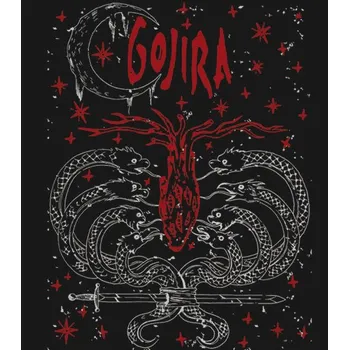 Nášivka nášivka na záda, zádovka Gojira - Red Logo