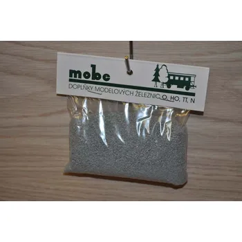 Modelová železnice Štěrk středně šedý jemný - Mobe 532022